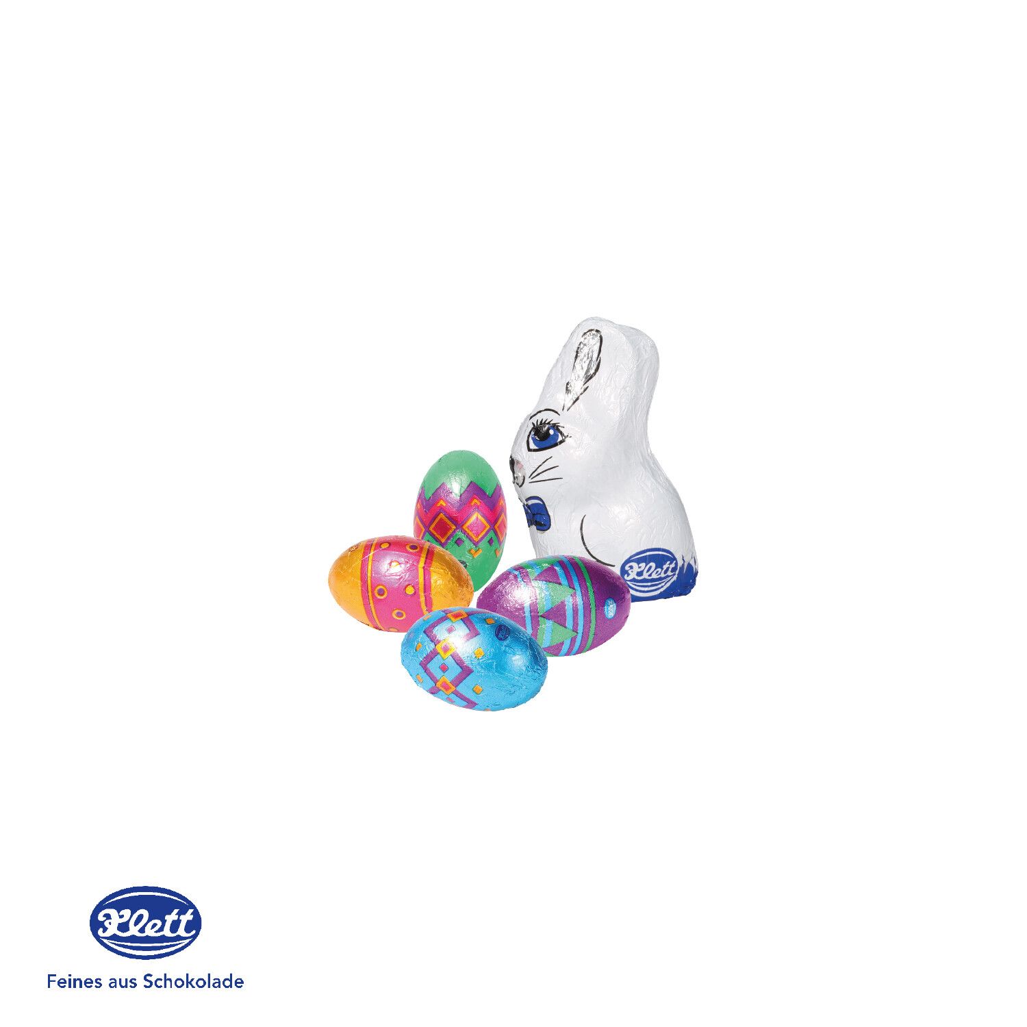 3D Präsent "Container" Ostern mit Klett Schokoladenmischung-949