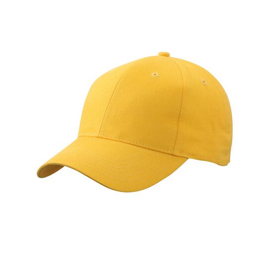 Brushed 6-Panel Cap - yellow-91