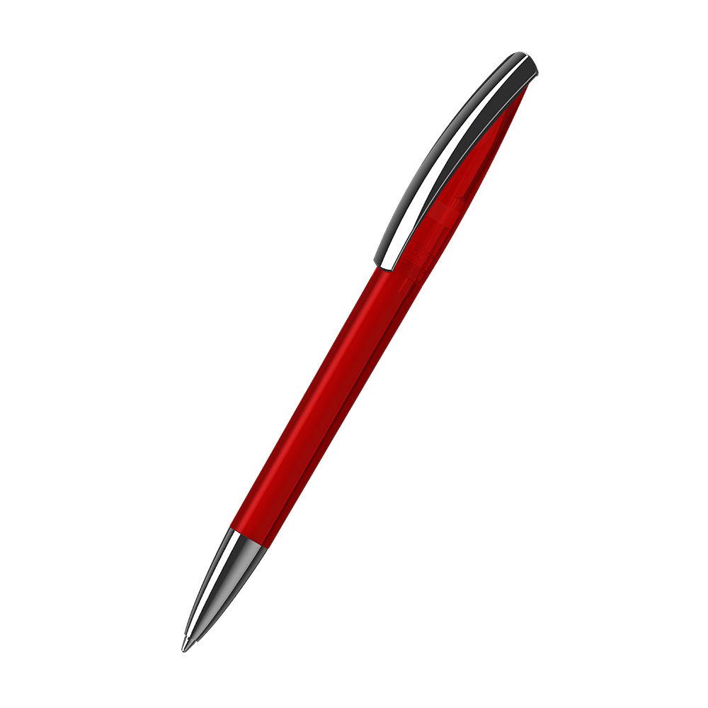 Drehkugelschreiber Arca transparent MMn - rot transparent-279