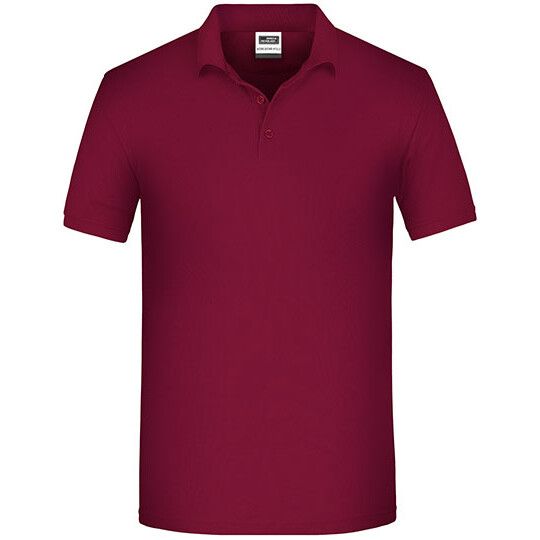Men´s Bio Workwear Polo - wine-31