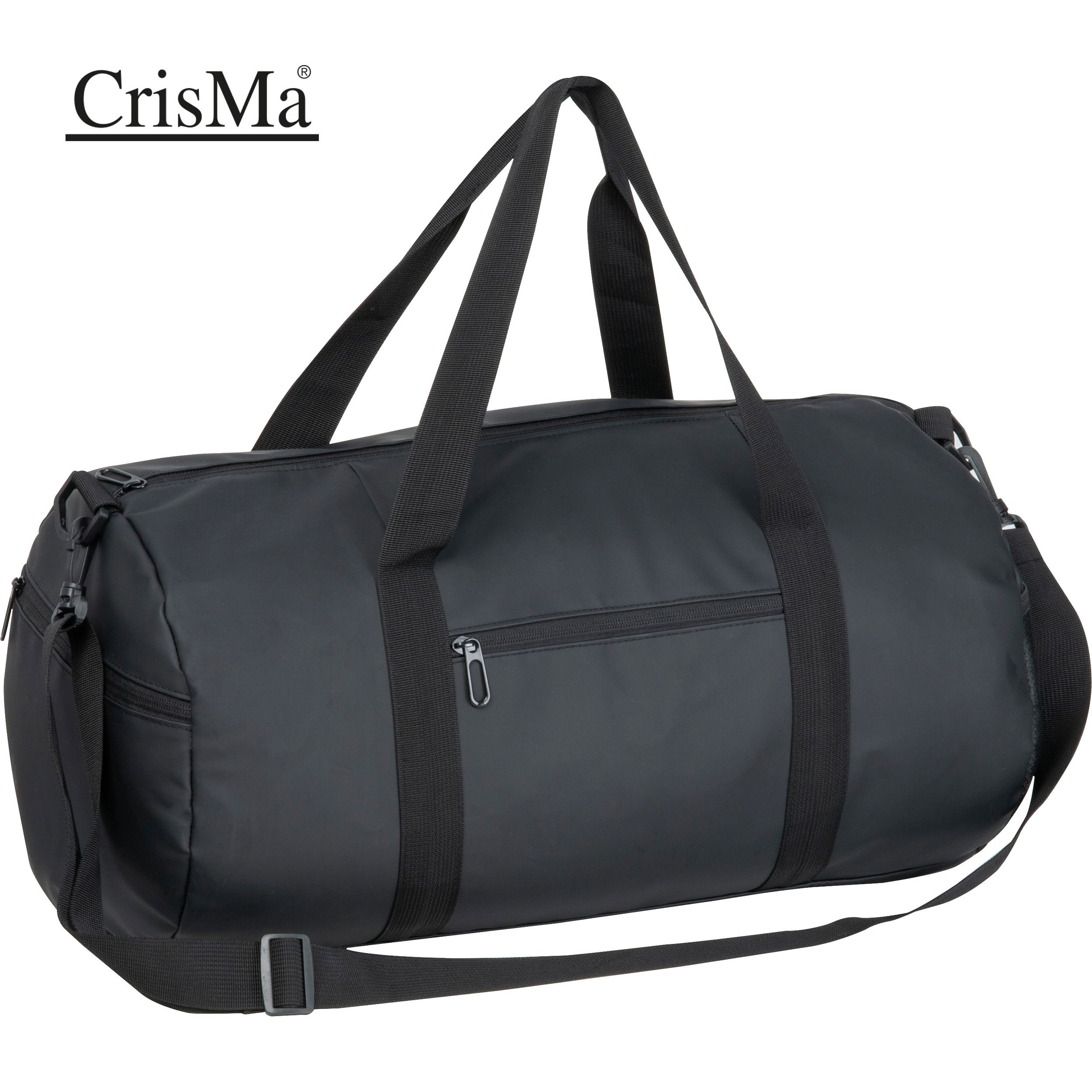 CrisMa Weekender aus Kunstleder  - schwarz-170