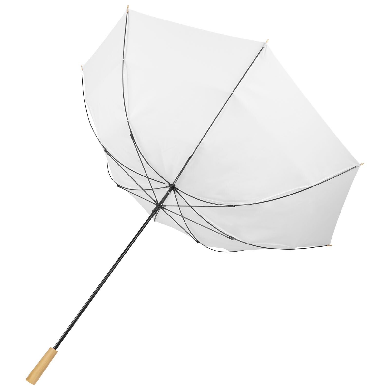 Romee 30'' windbeständiger Golfschirm aus recyceltem PET - weiss-134