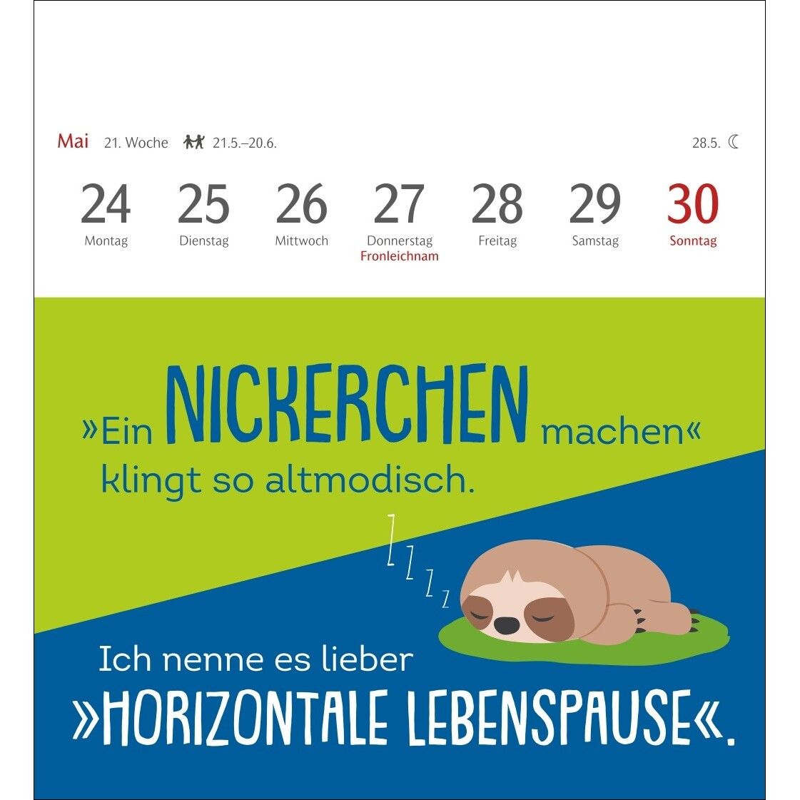 Der fette Vogel bricht den Ast Postkartenkalender-842