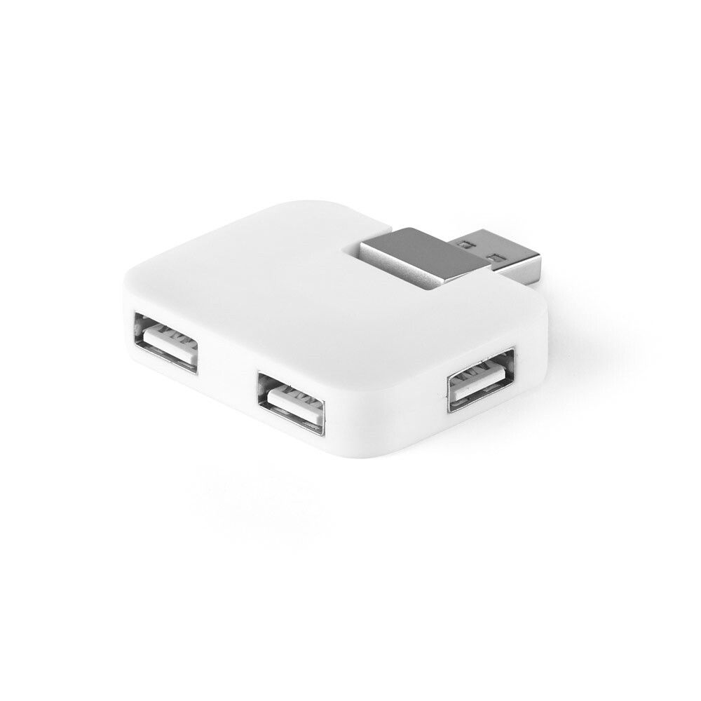 JANNES HUB mit 4 USB-A-Anschlüssen aus ABS - weiß-589