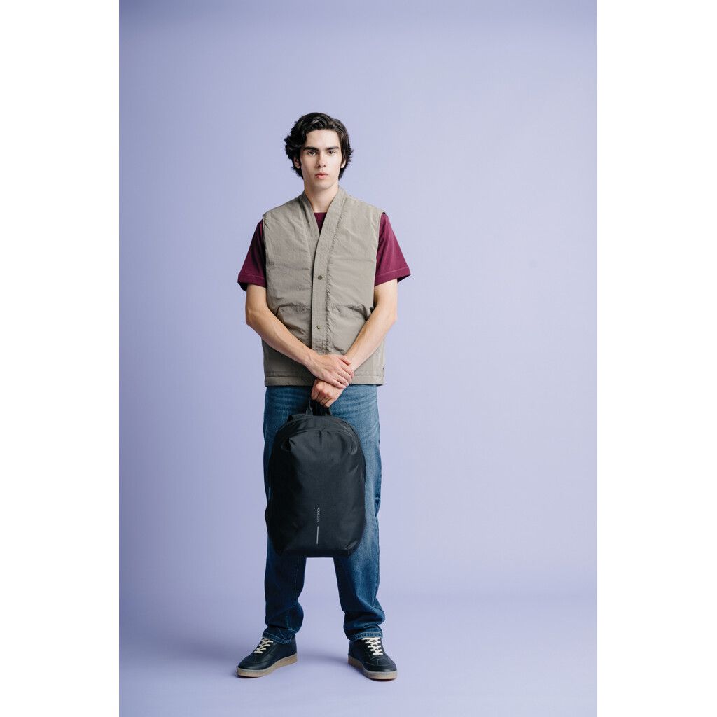 Bobby Soft, Anti-Diebstahl-Rucksack - schwarz-926