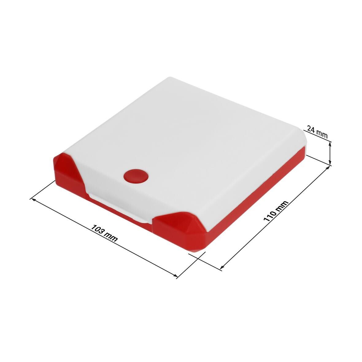 Travelbox First Aid - weiß - trend-rot PP-562