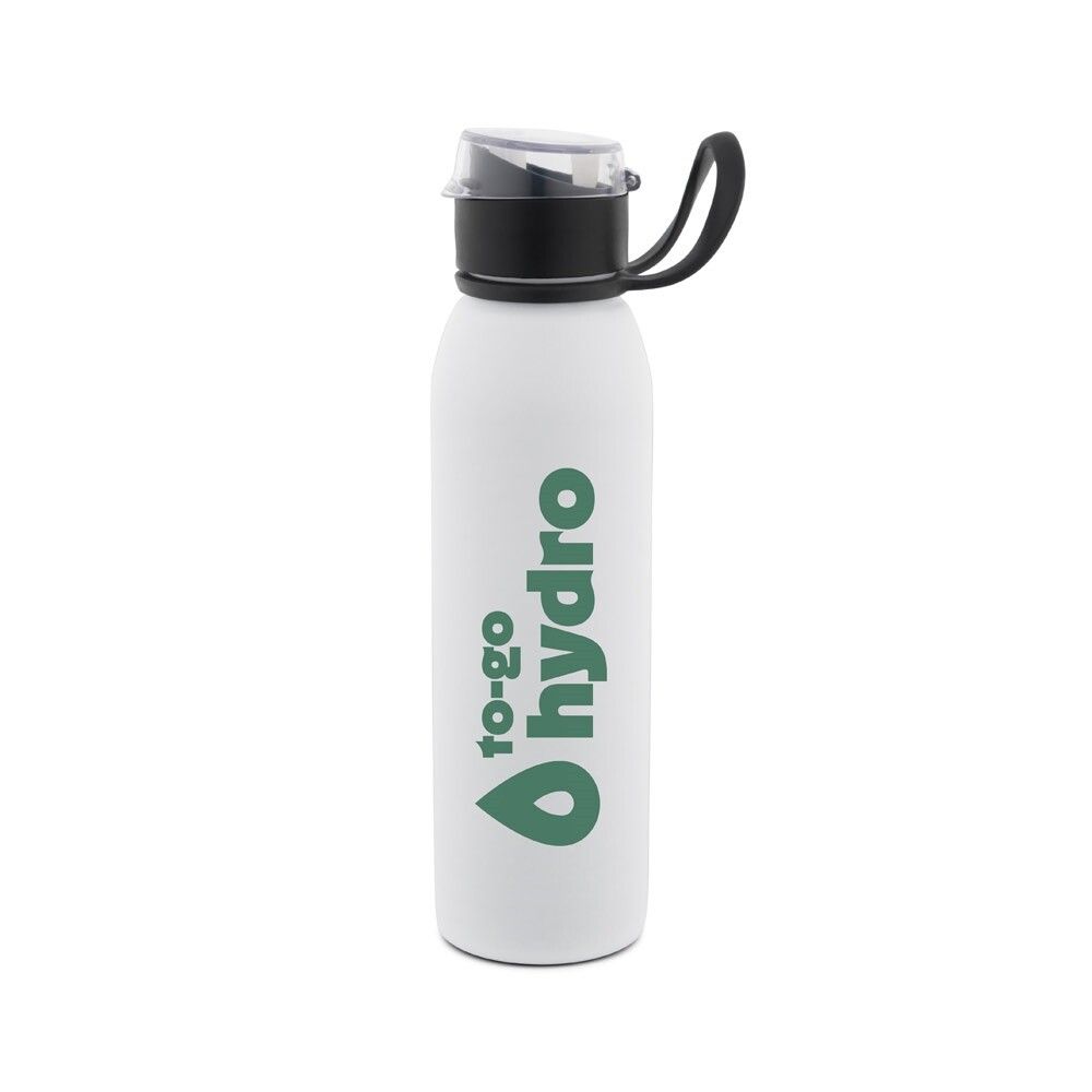 LEMIEUX Sportflasche aus Edelstahl (90 % recycelt) 670 ml - weiß-762
