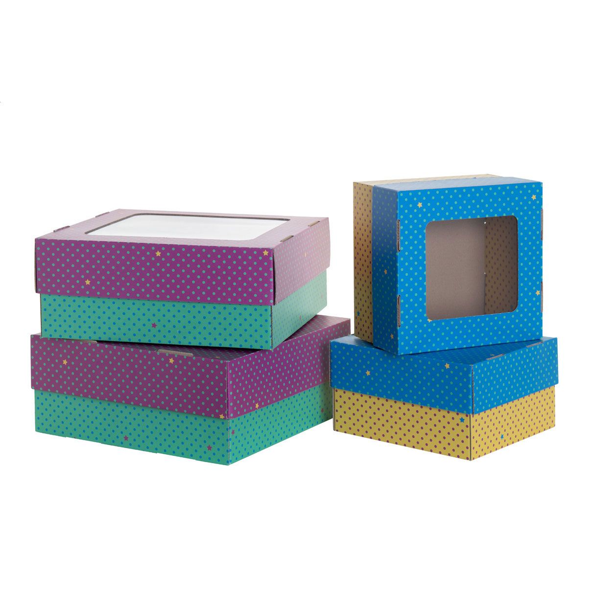 CreaBox Gift Box Window L Geschenkbox - weiß-91