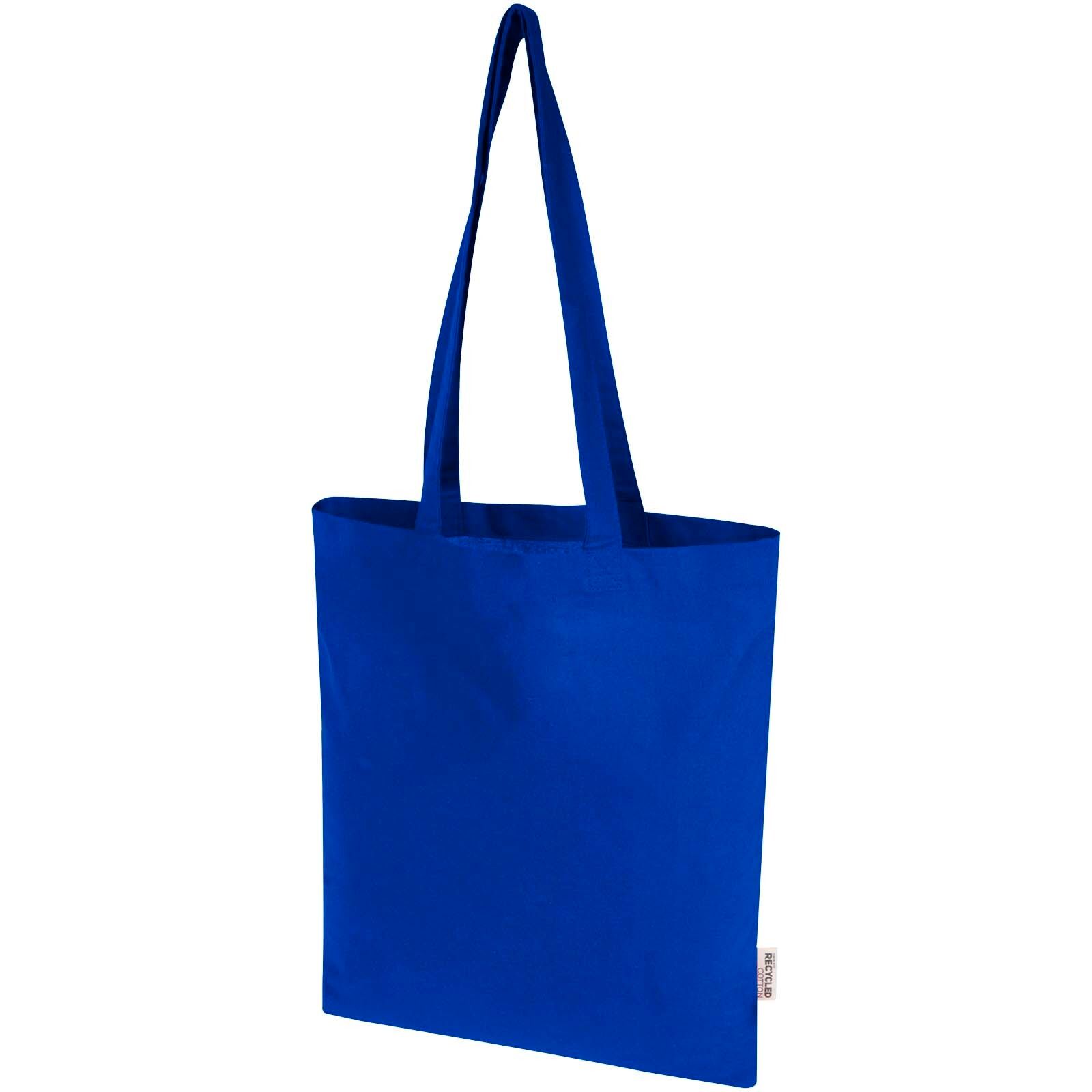 Madras Blend 140 g/m² Tragetasche aus GRS-recycelter Baumwolle 7L - royalblau-700