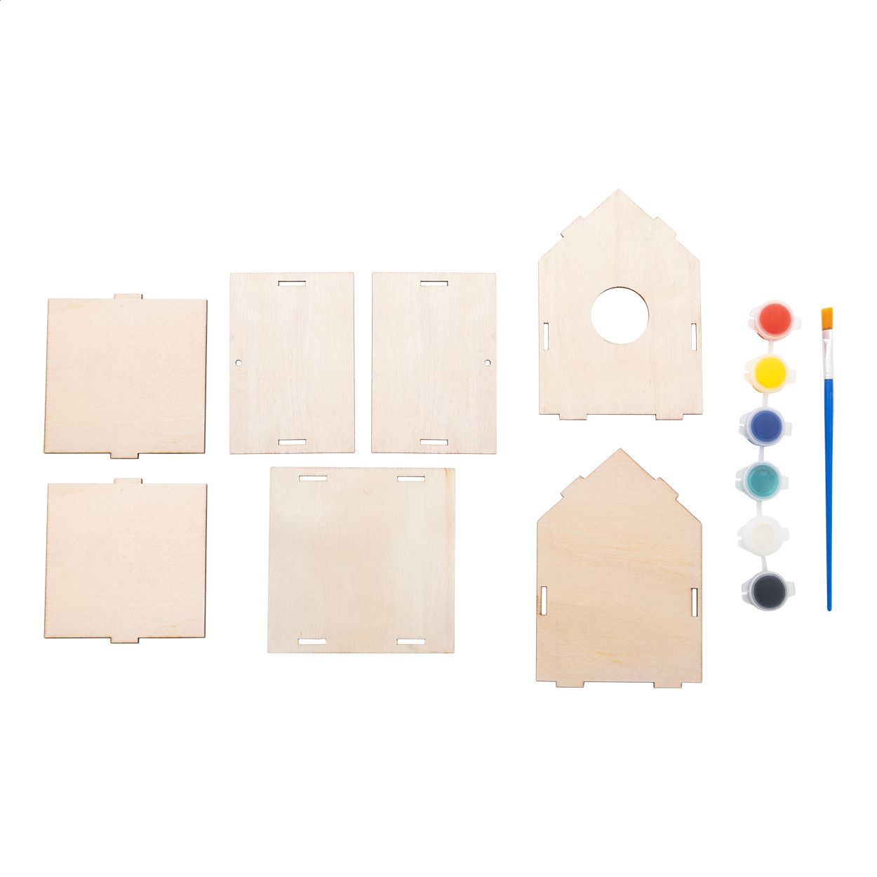 Titmice DIY Vogelhaus - natur-540
