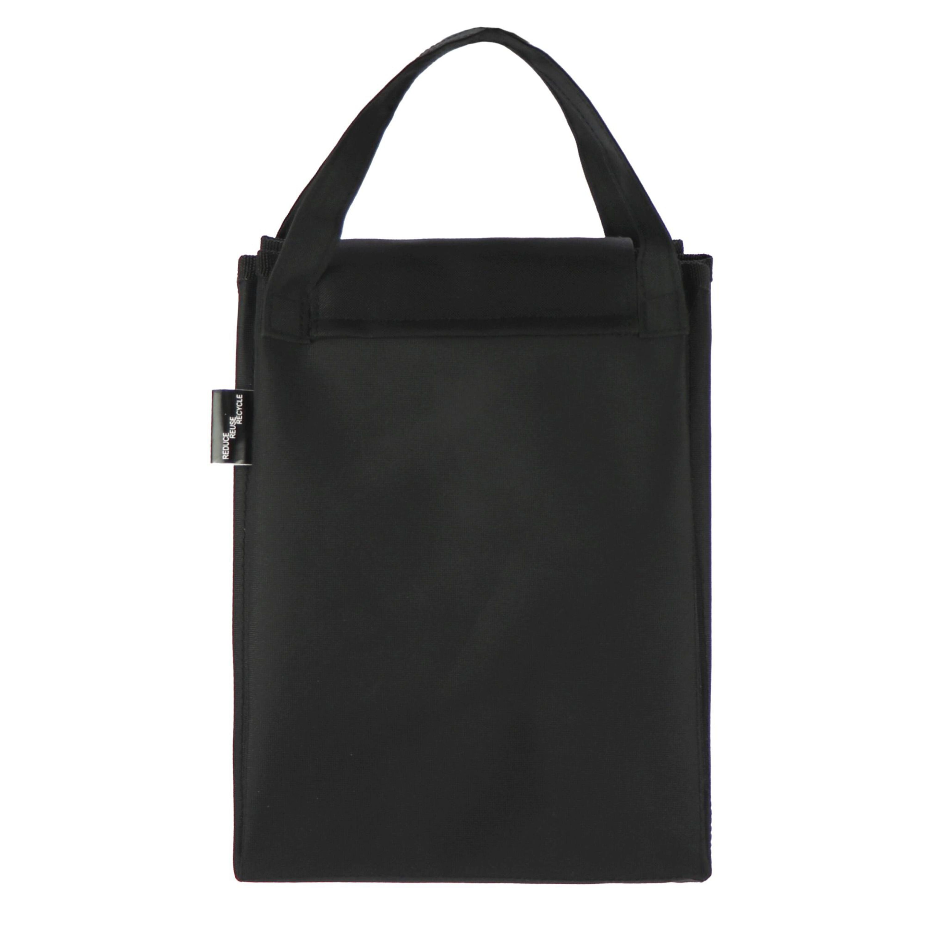Gefaltete Kühltasche und Picknickmatte - schwarz-53