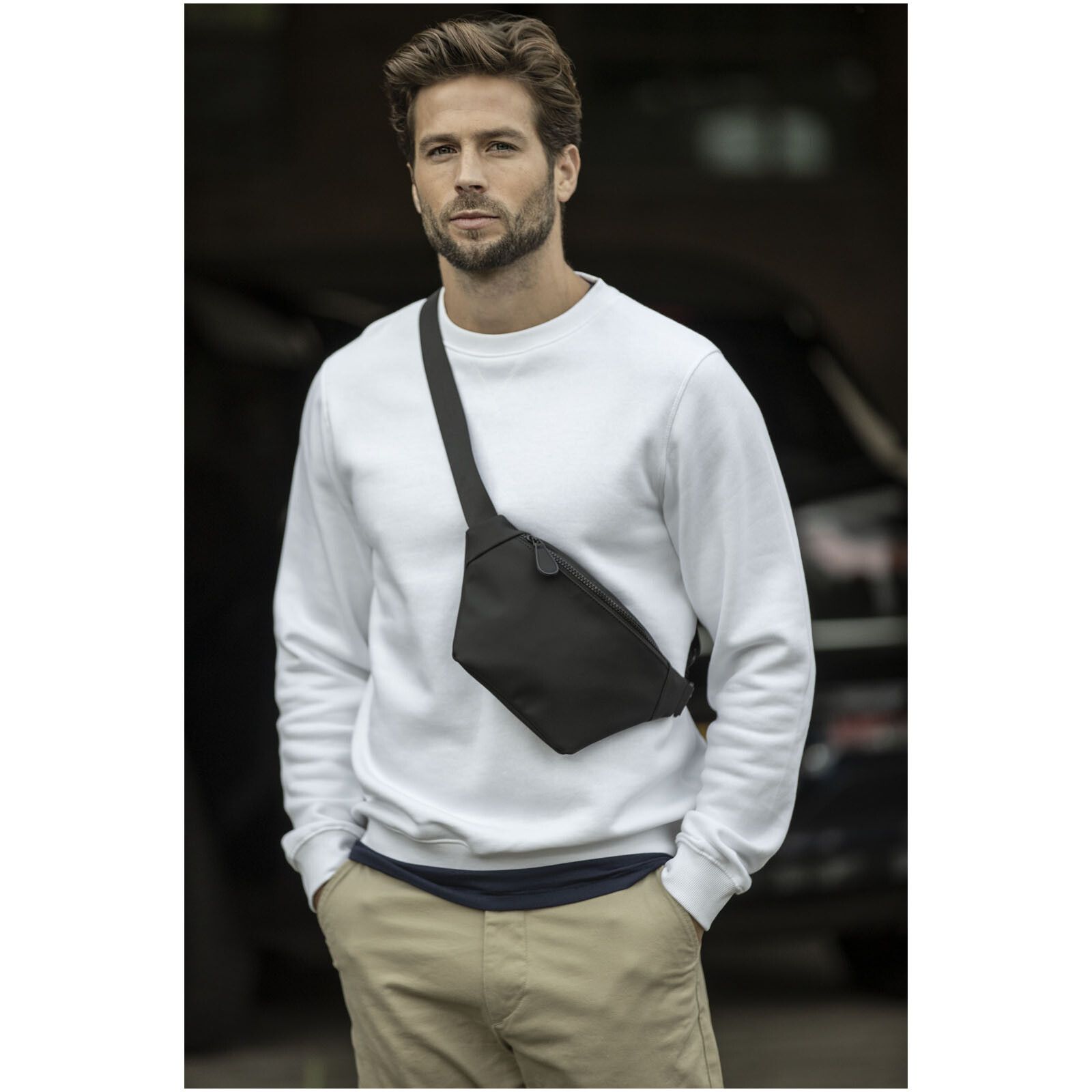 Turner GRS recycelte Gürteltasche - schwarz-769