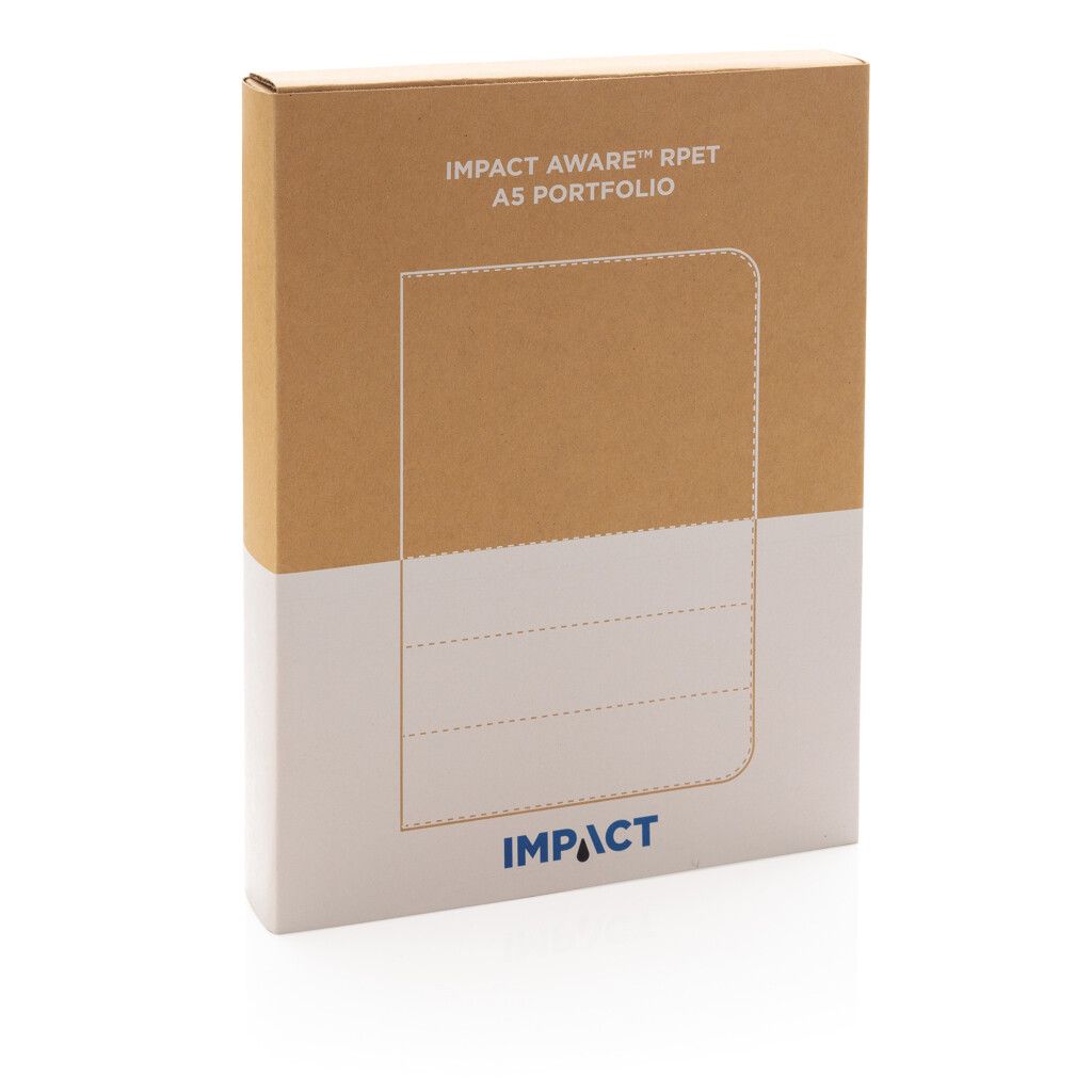 Impact AWARE™ RPET A5 Portfolio - navy blau-636