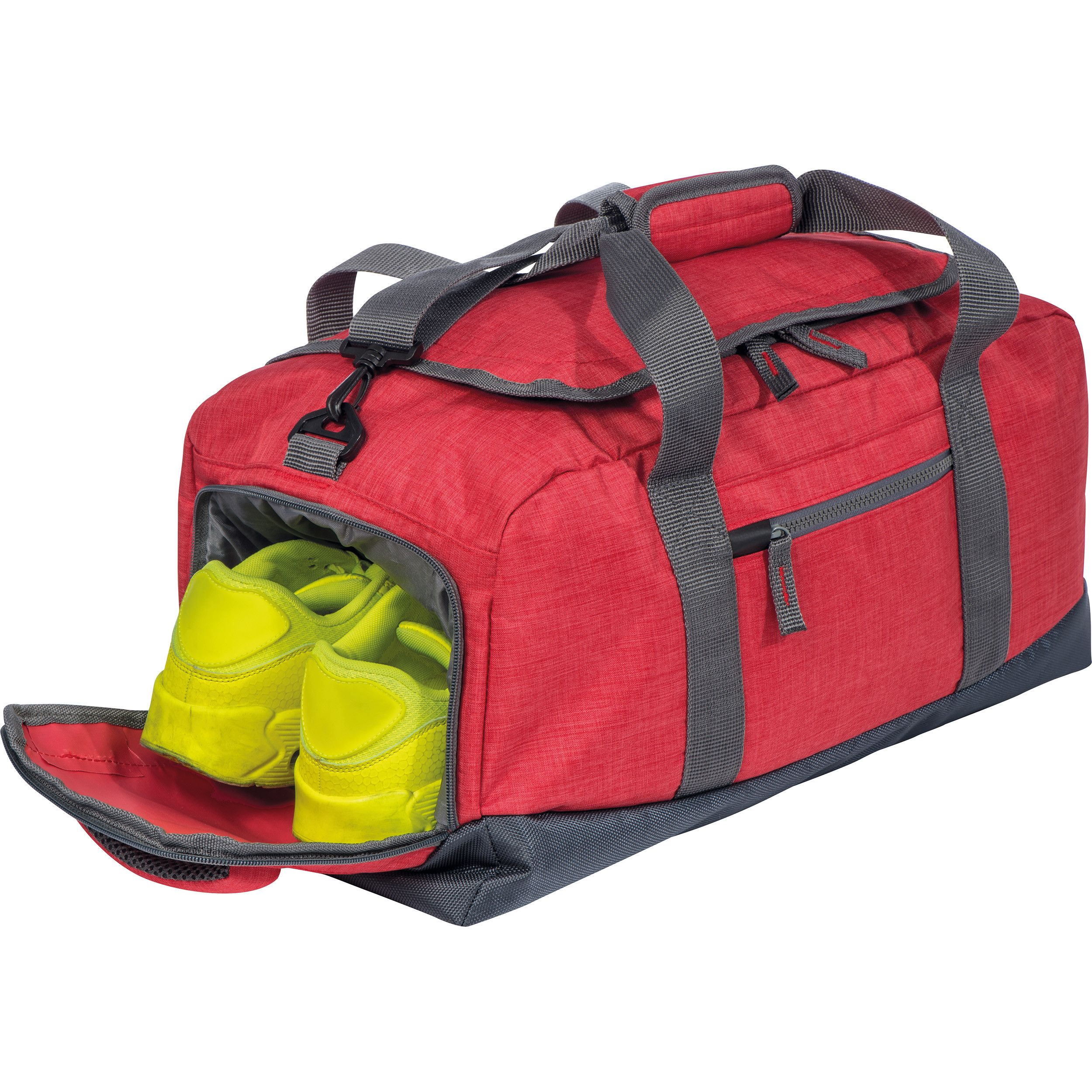 Hochwertige Sporttasche aus Polyester - rot-559