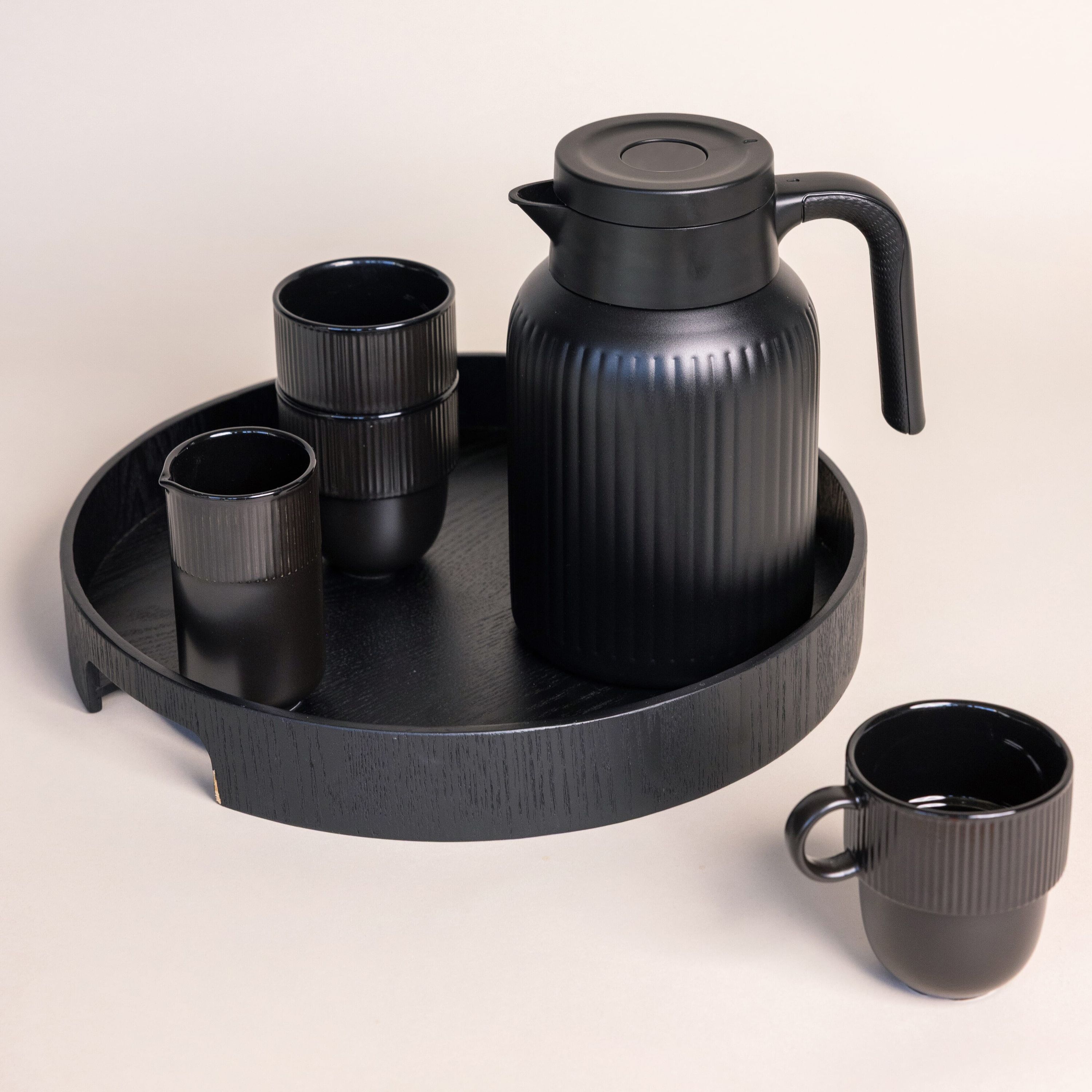 Sagaform Trine Thermokaraffe (recycelt) 1.5 L - schwarz-484