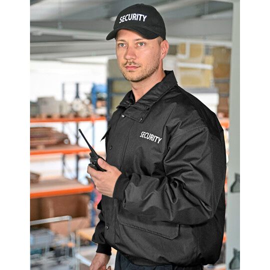 “SECURITY" Pilot Jacket “Pasadena” - black-98