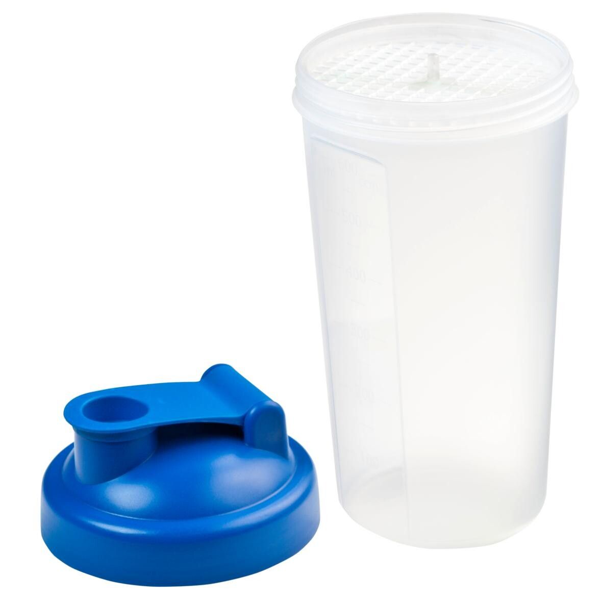 Shaker Protein, 0,60 l - weiß - transparent-671