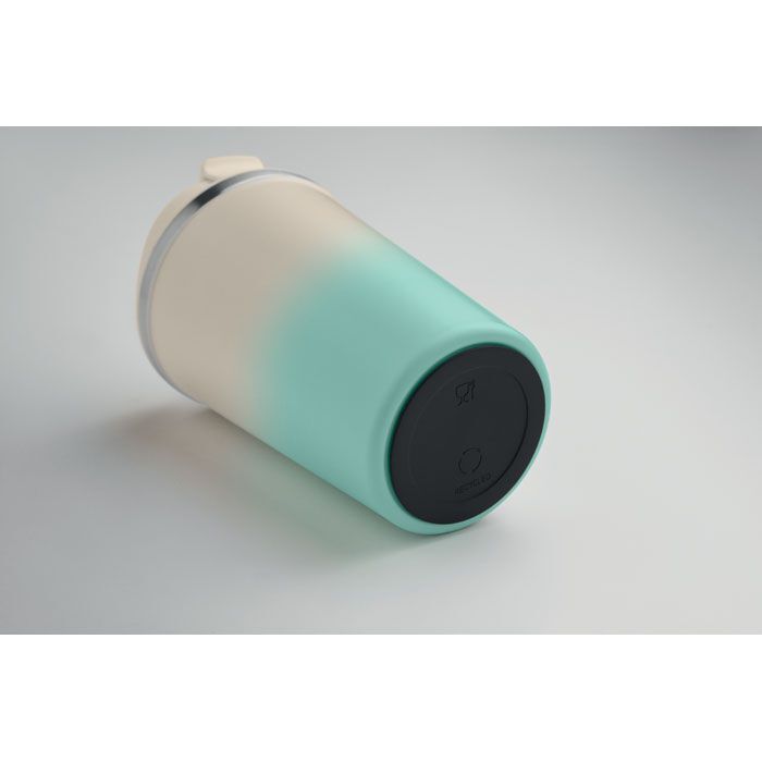 Doppelwandiger Becher 350 ml BRACE GRADIENT - mintgrün-596