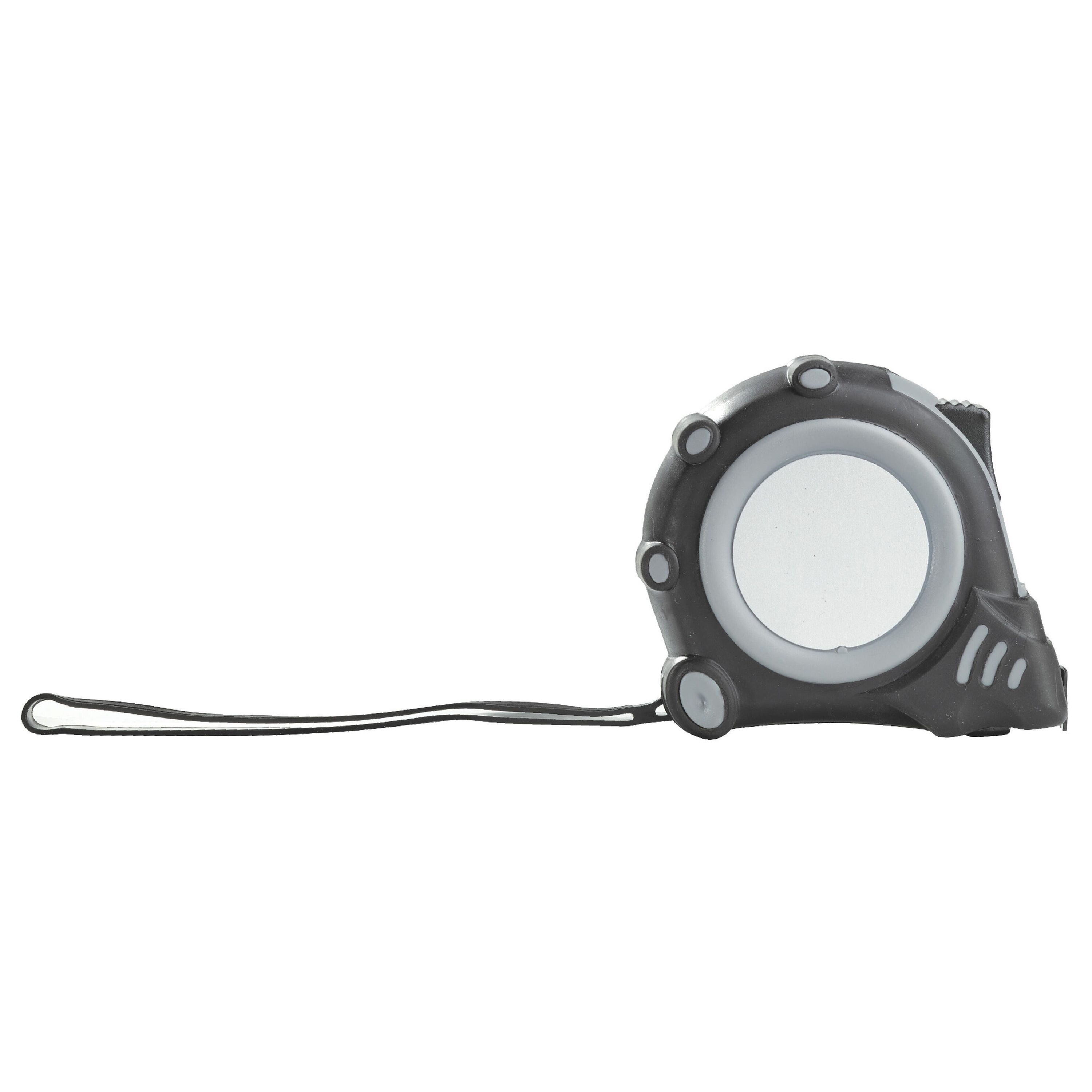 Maßband Fix 5m - grau  -  schwarz-825