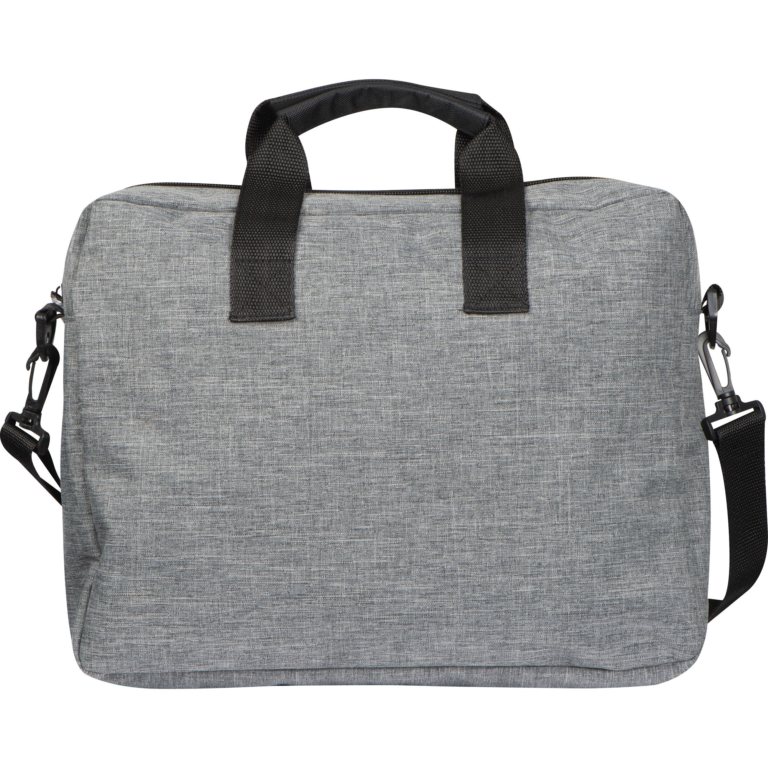 Dokumententasche aus Polyester - silbergrau-832