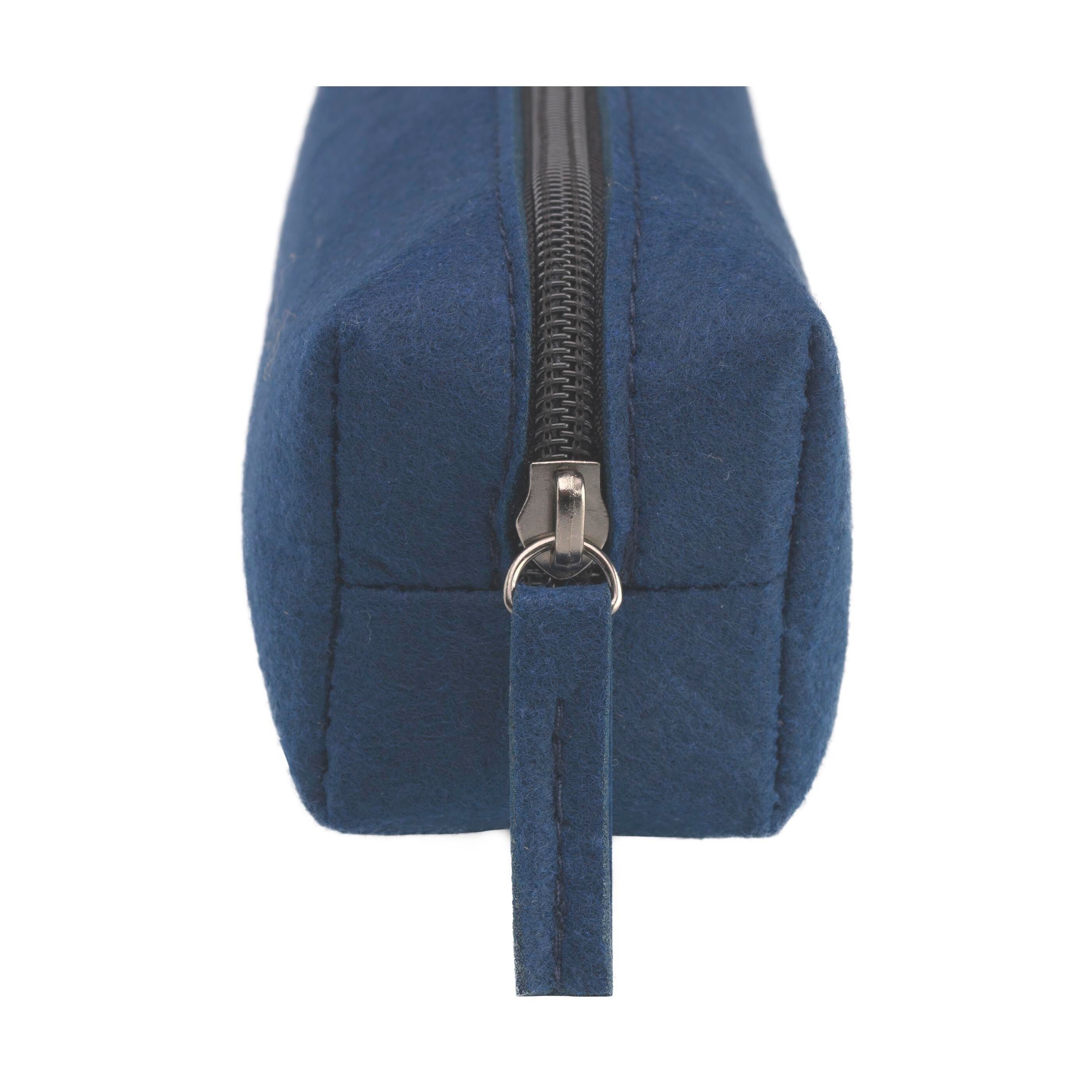 Pencil Case GRS RPET Felt Federmäppchen - dunkel blau-571