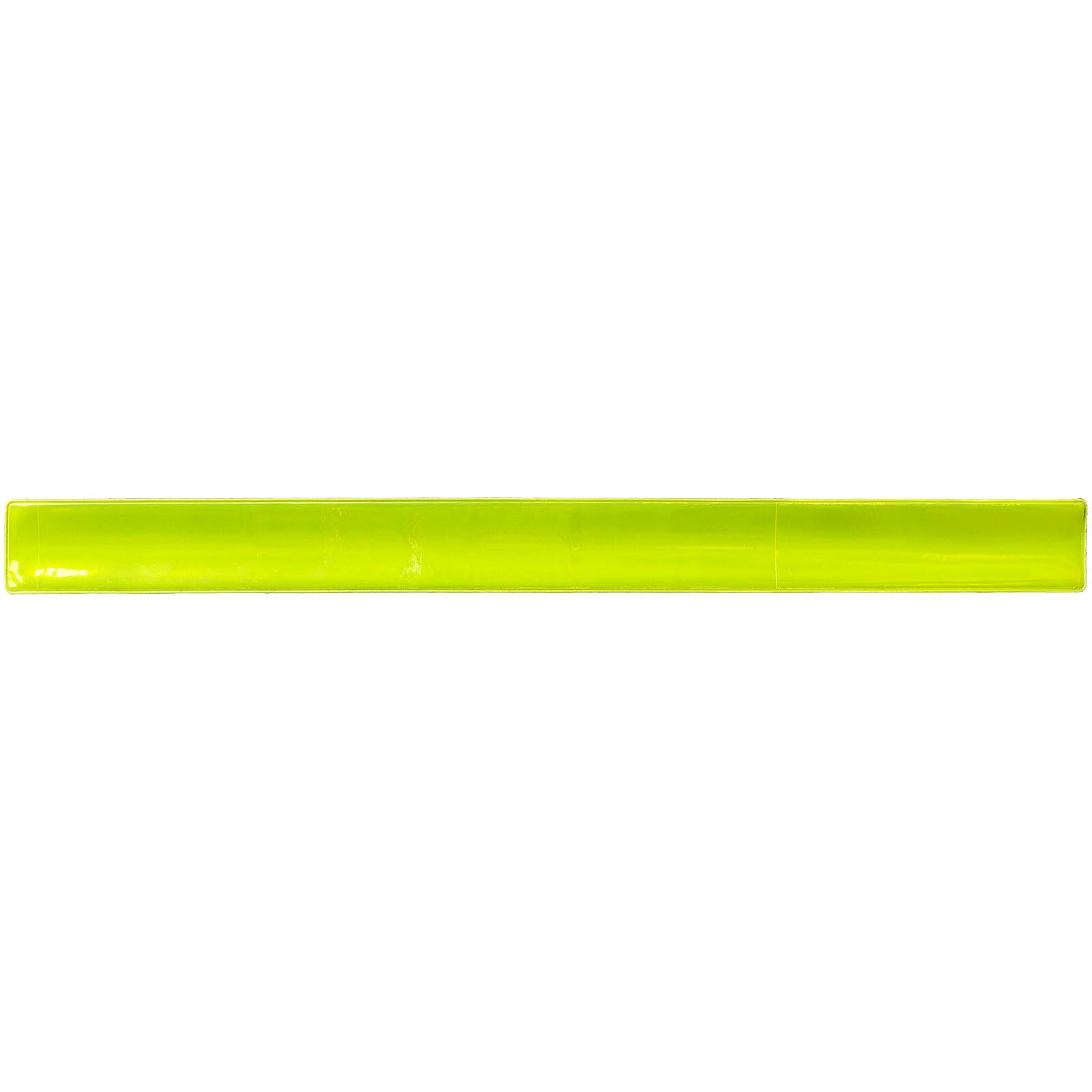 RFX Hitz 34 cm reflektierendes PVC Schnapparmband - neongelb-941