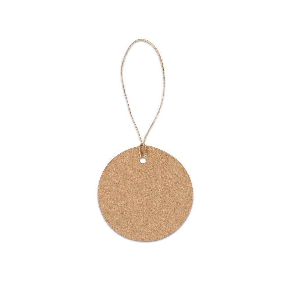 LABEL ROUND Etikett aus 100 % Recyclingpapier in rundem Format - natur-448
