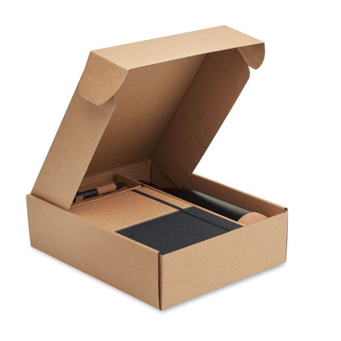 Geschenk-Set 3-teilig CADEAU - schwarz-711