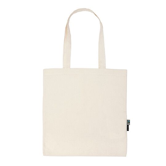 Shopping Bag With Long Handles - nature-297
