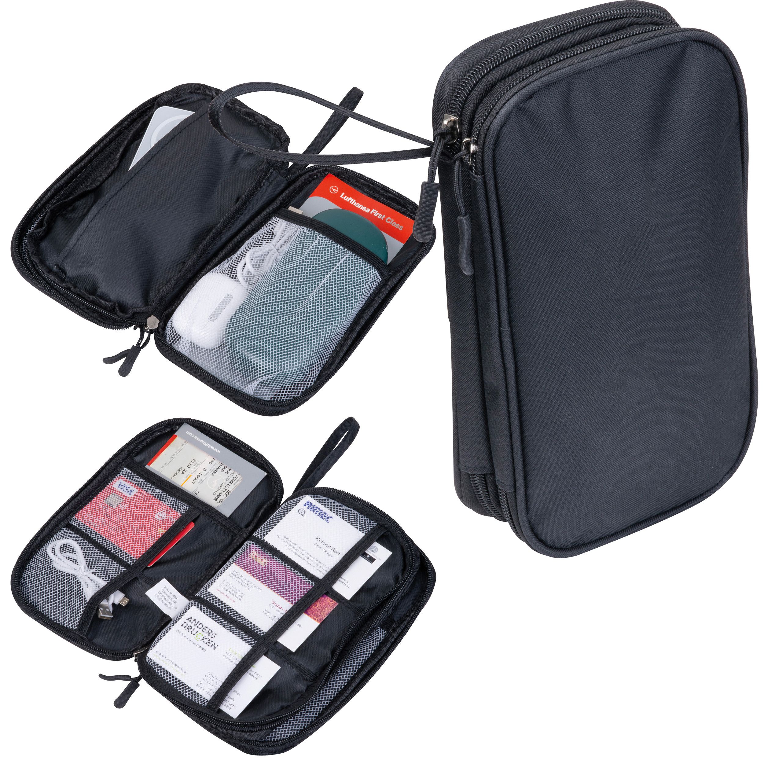 RPET Travel Case OTYLIA - schwarz-877