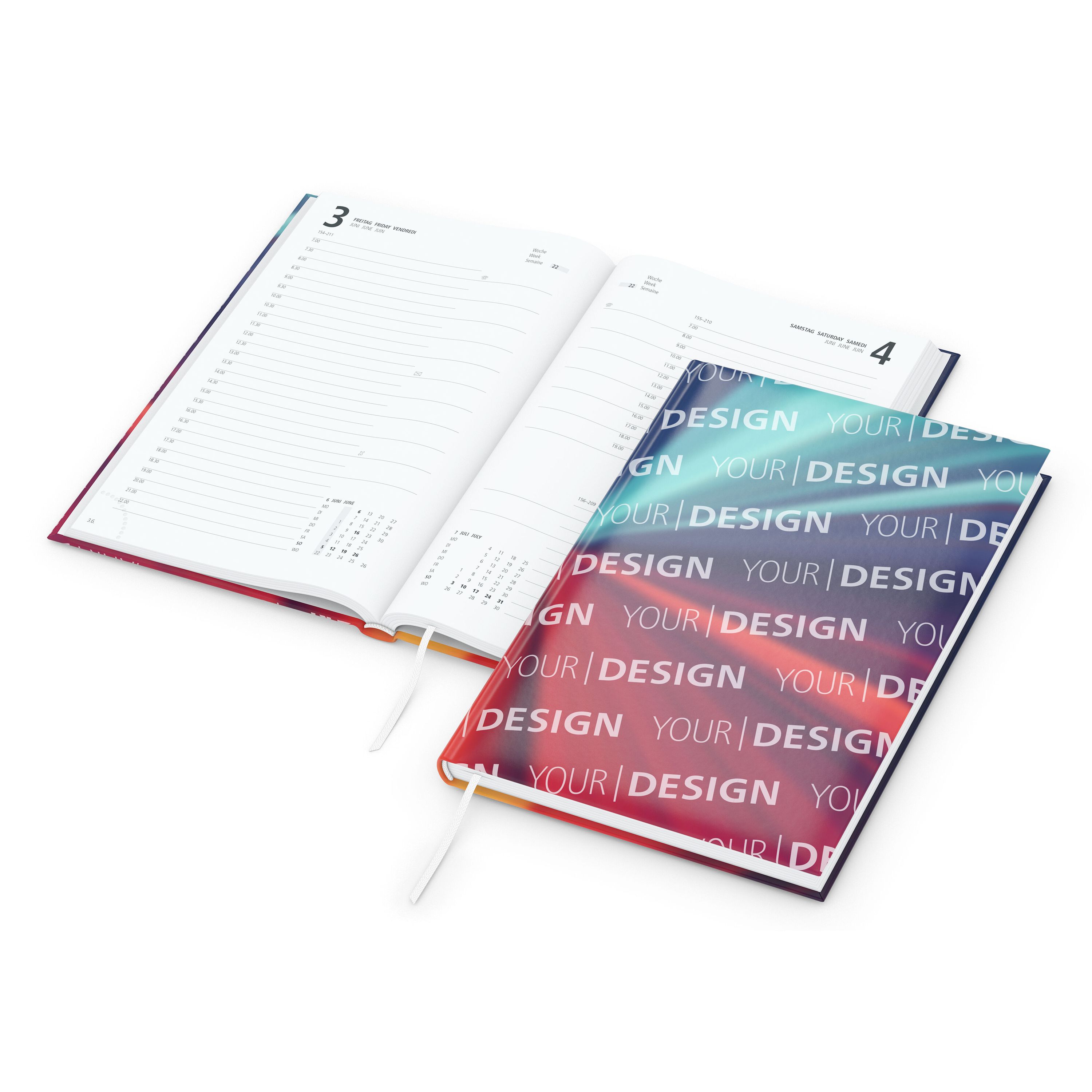 Tageskalender Basic, matt-98