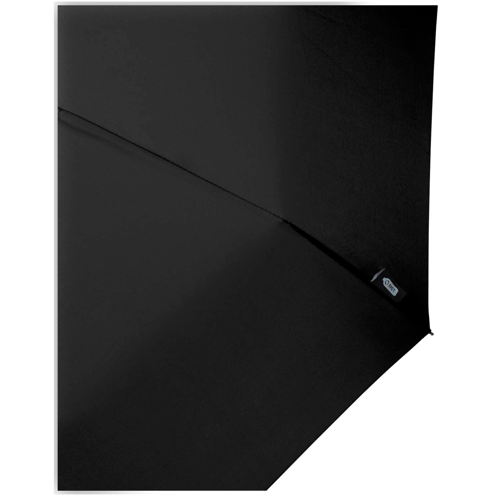 Dane 21" RPET Regenschirm - schwarz-404