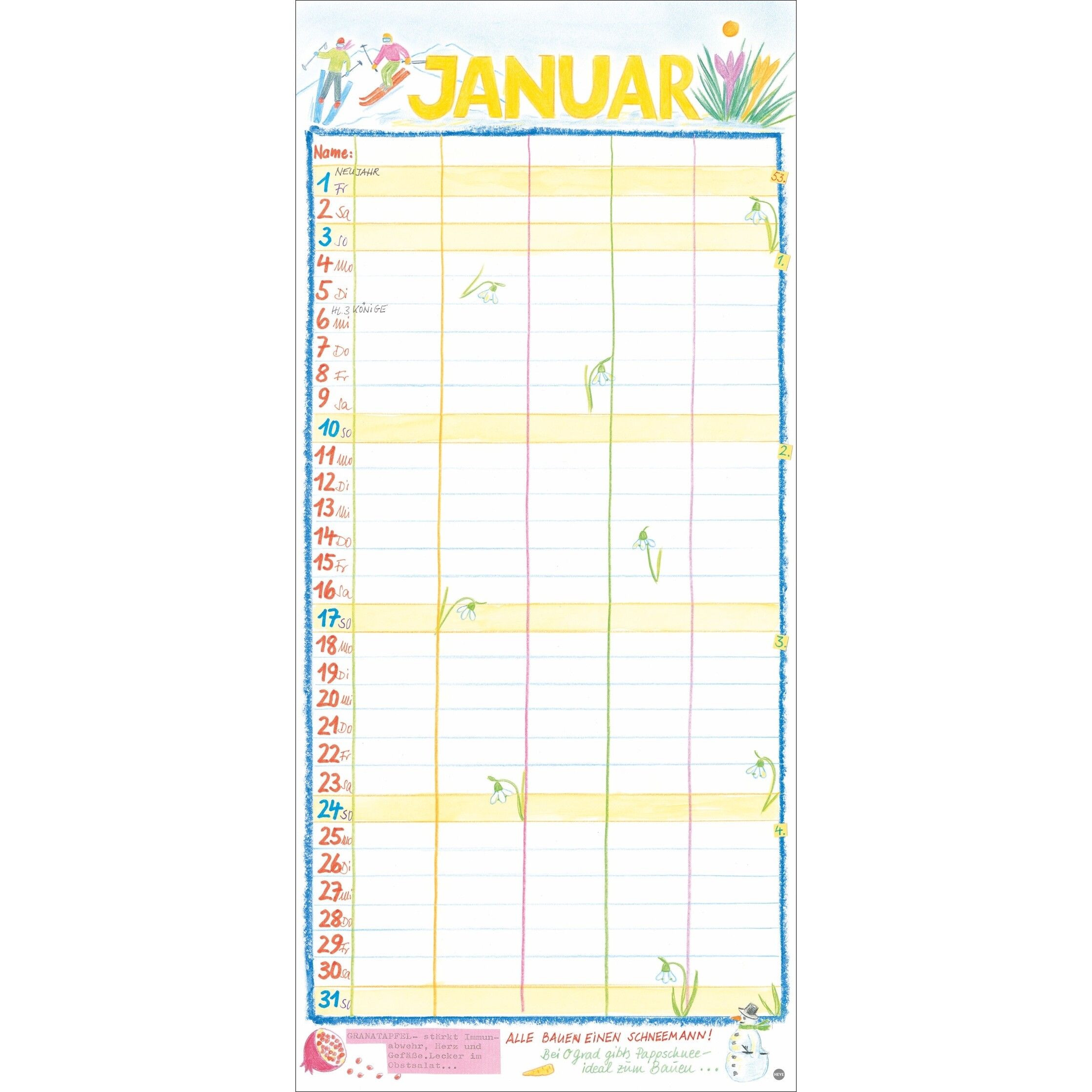 Kohwagner Unser Familienkalender-699