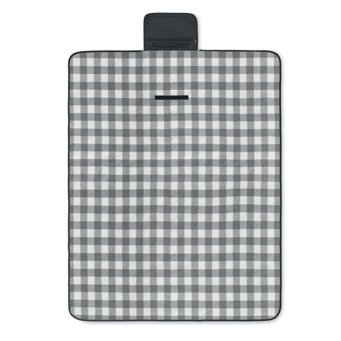 Picknick Decke RPET-Fleece CALY - schwarz-66