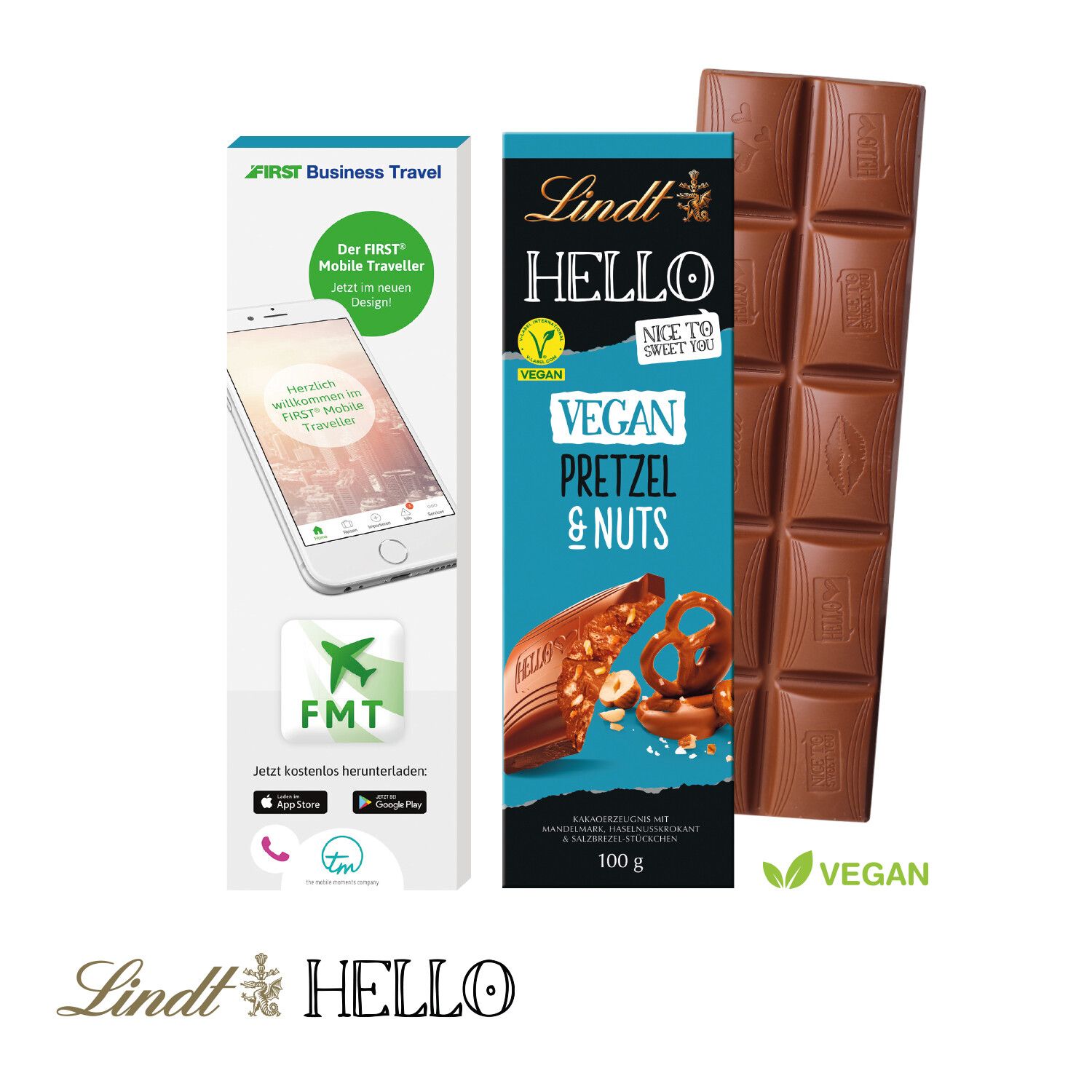Schokoladentafel Lindt Hello Vegan-623