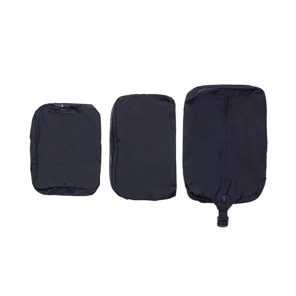 KENTO URBAN Packing Cube Set aus RCS recyceltem Nylon - navy blau-863