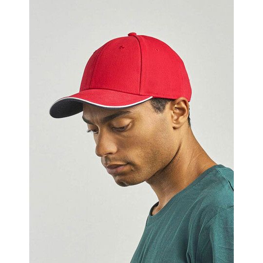Pilot Piping Sandwich Cap - navy - white - red-135