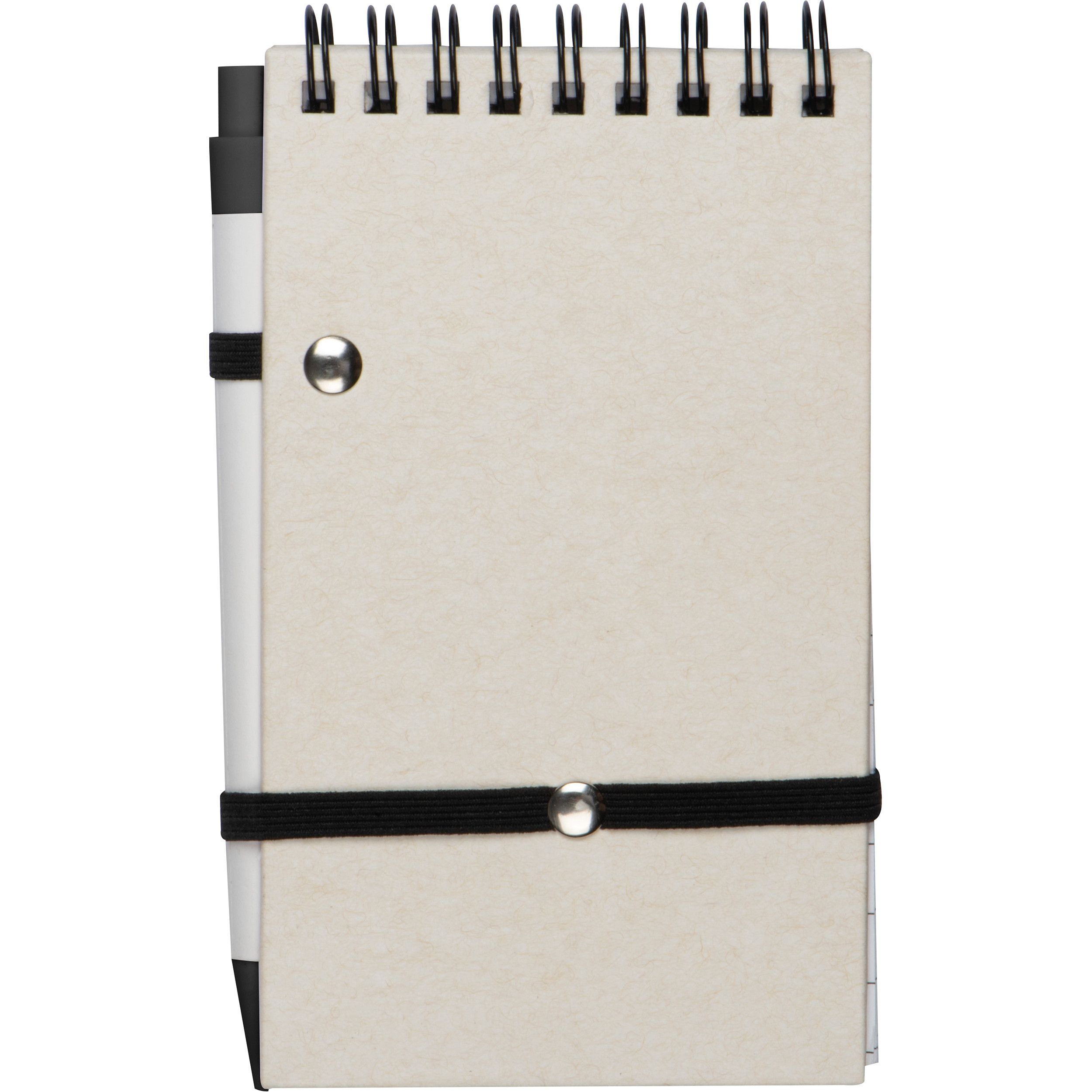 Recycelter Spiralblock aus Milchkarton Austin - beige-544
