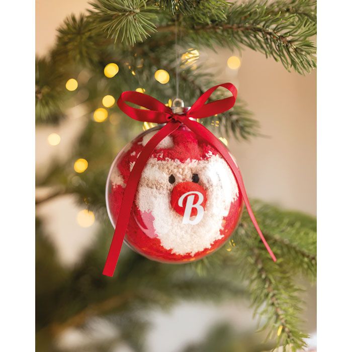 Weihnachtsbaumkugel mit Socken SNUG M - rot-185