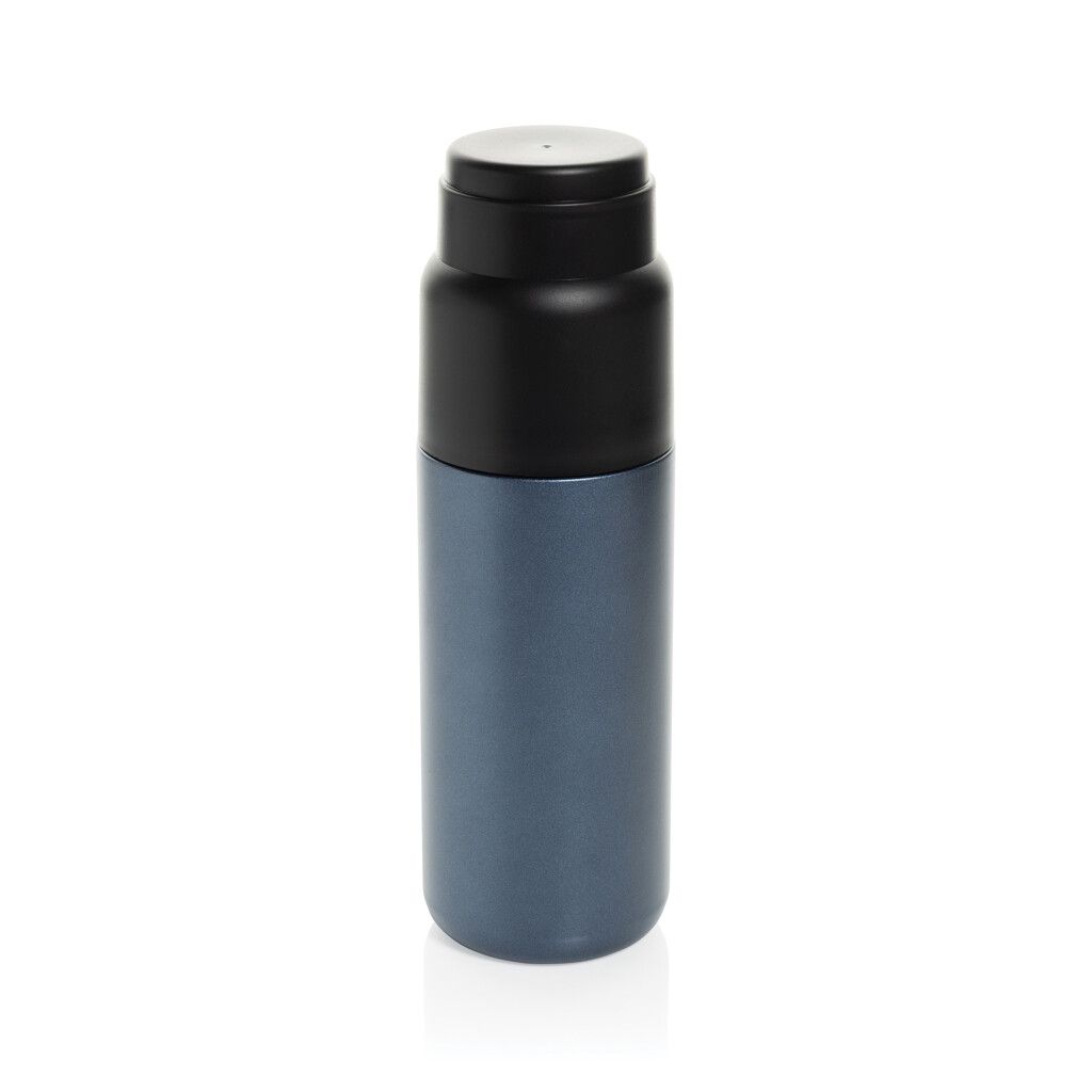 Thermocup RCS recycelte Thermoflasche mit Becher, 500ml - navy blau-517