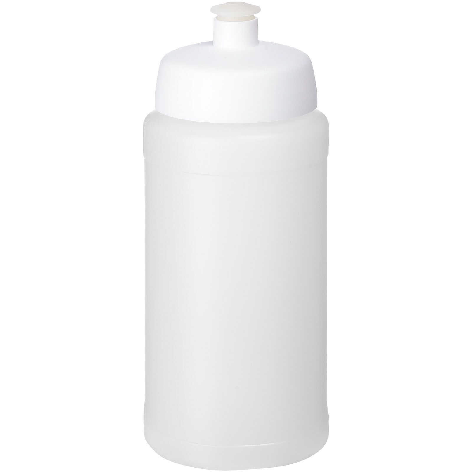 Baseline Plus 500 ml Flasche mit Sportdeckel - transparent -  weiss-993
