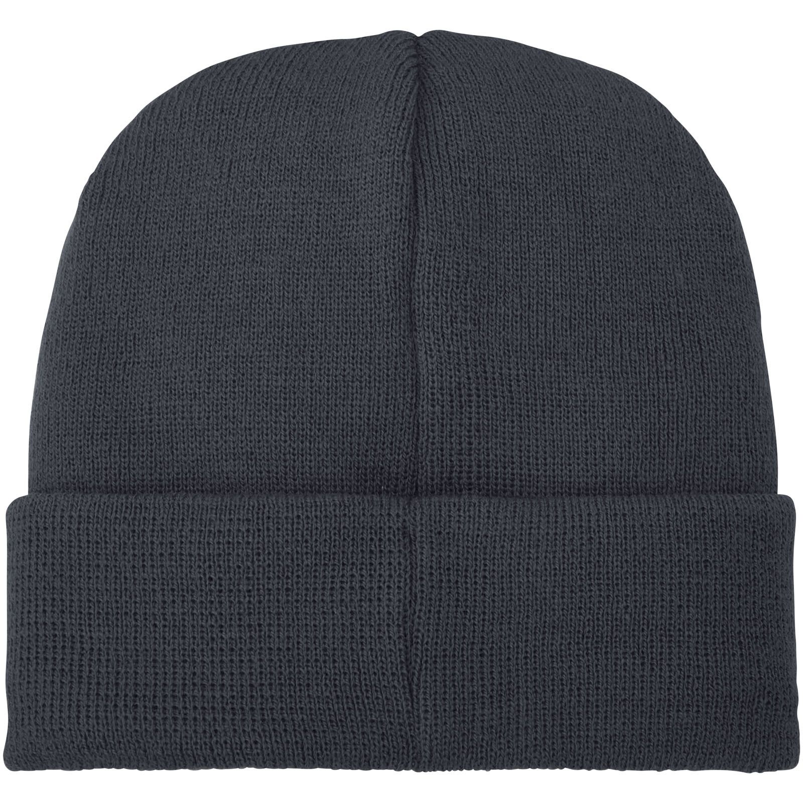 Boreas Mütze mit Aufnäher - storm grey - 0-939