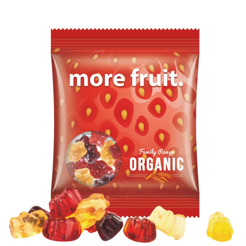 Minitüte 10 g, Folie transparent, Trolli Fruchtgummibären, 30 % Fruchtsaftqualität-847