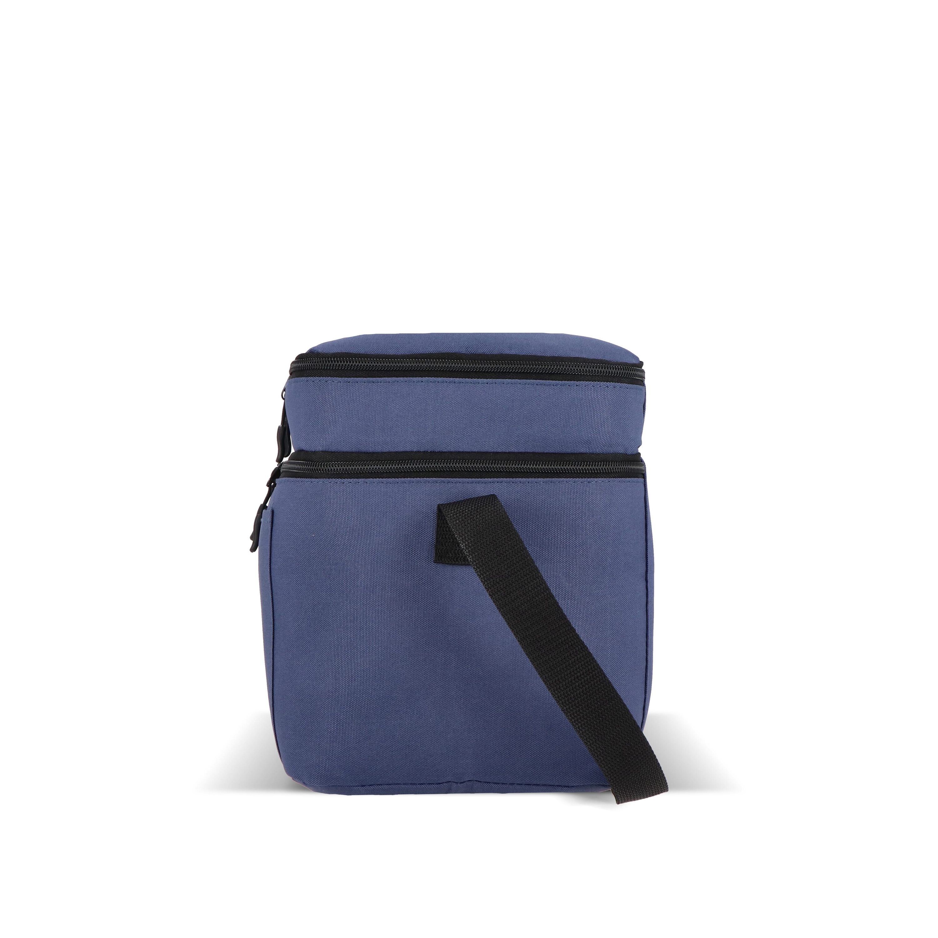 R-PET 600D Kühlbeutel mit zwei Fächern 30 x 20 x 25 cm 12 l - dunkelblau-245