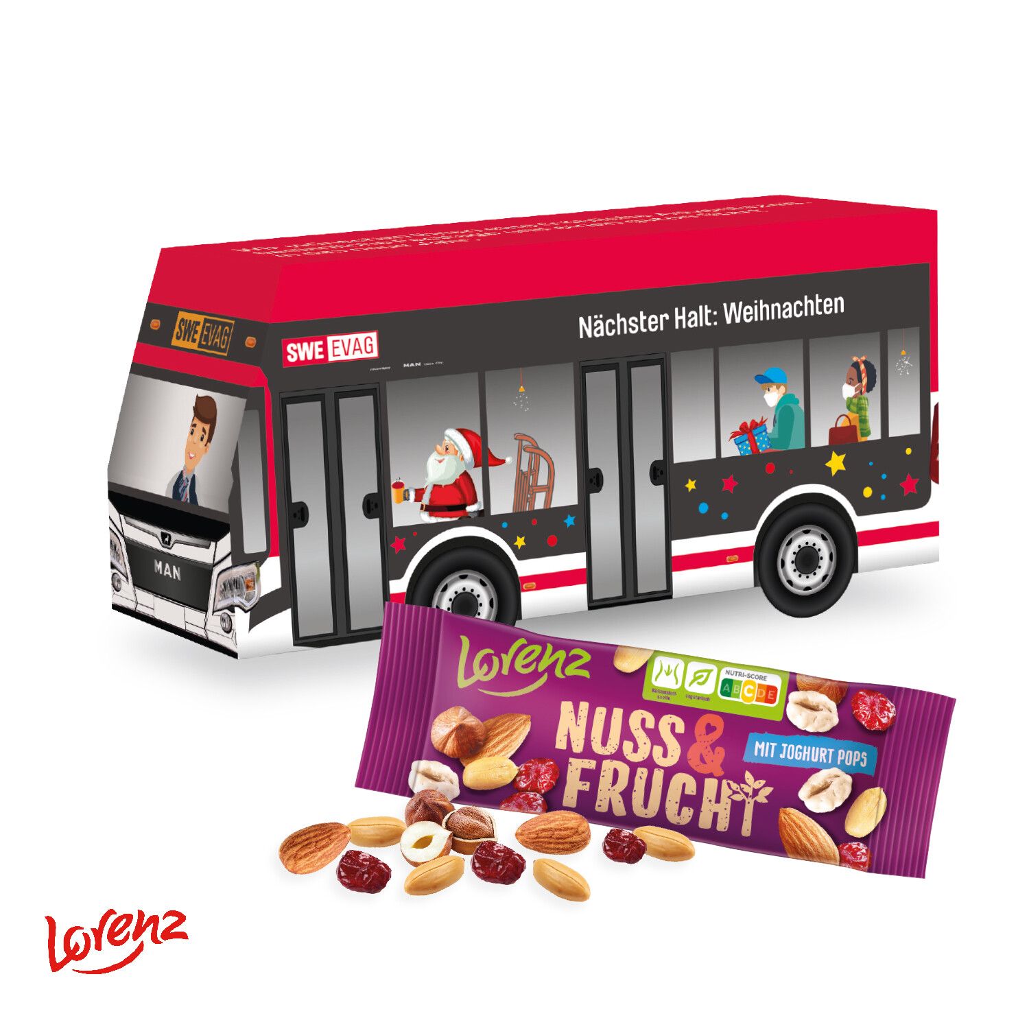 3D Präsent "Bus" mit Lorenz Nuss & Frucht-102