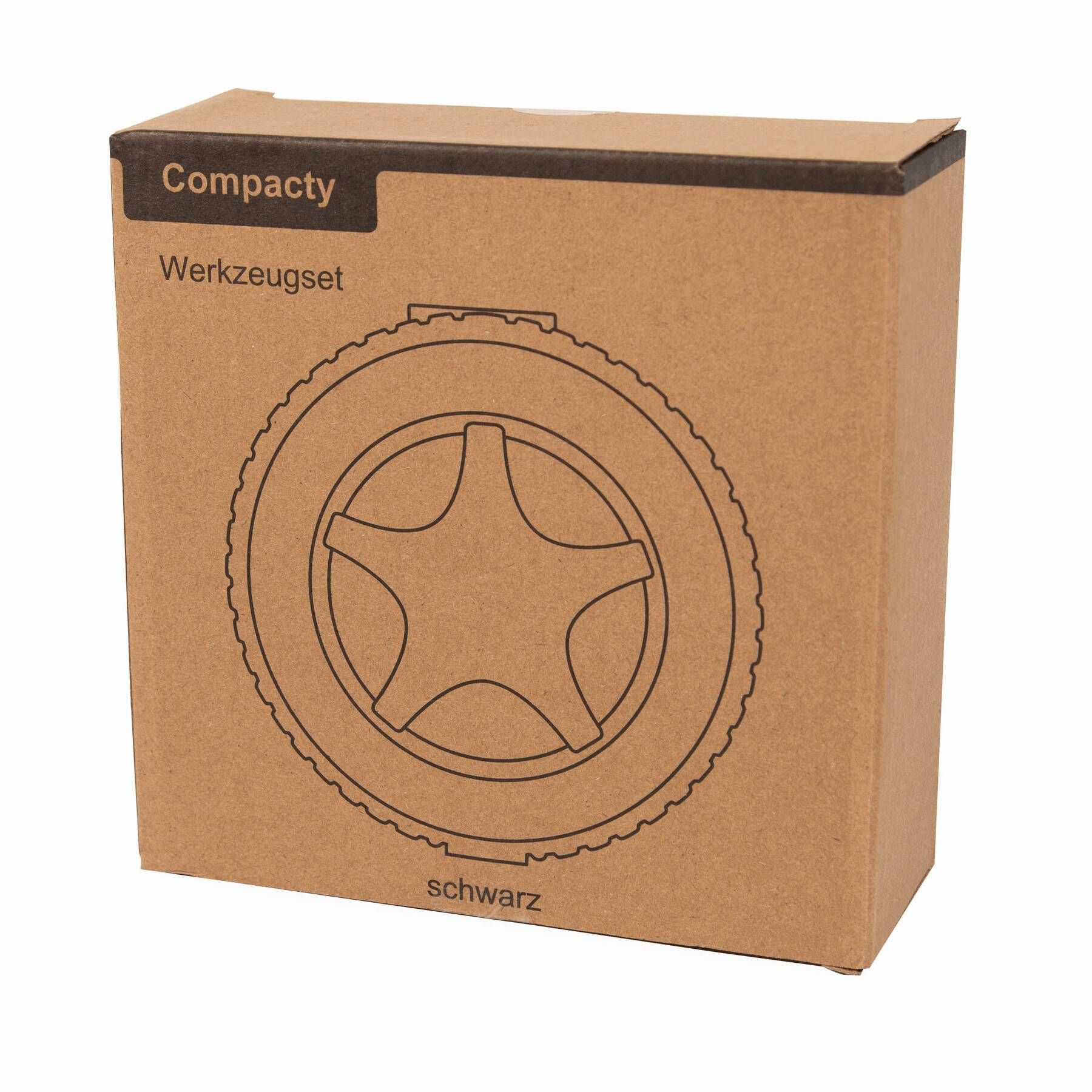 Werkzeug-Set COMPACTY - schwarz - silber-629