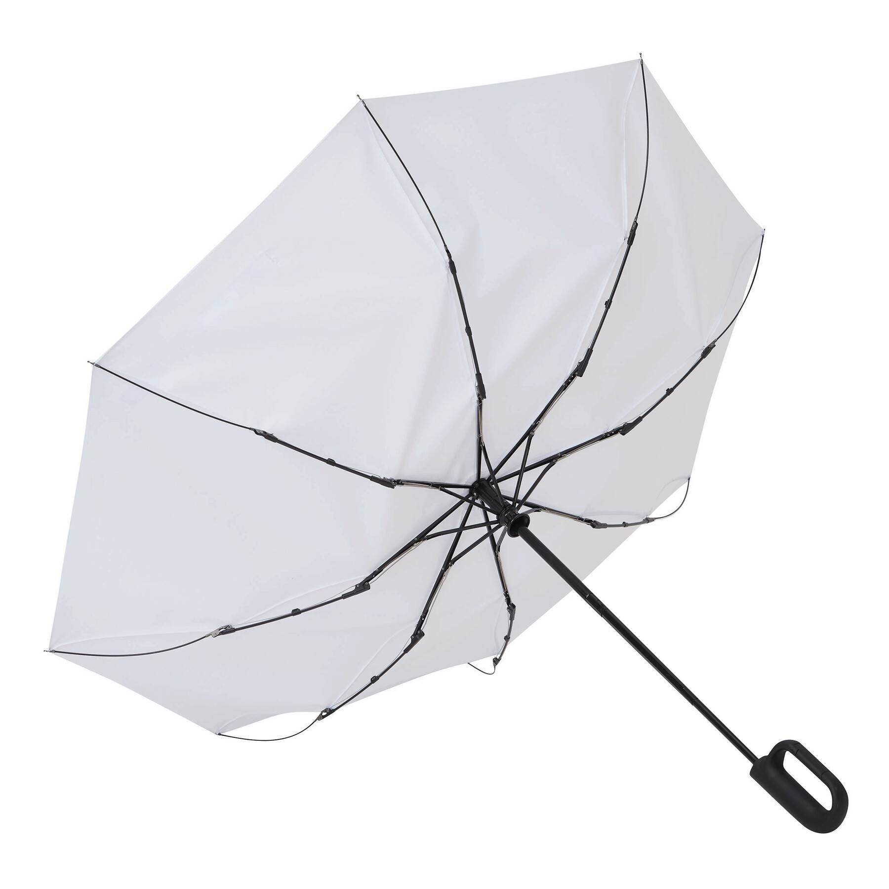 Vollautomatischer Windproof-Taschenschirm SCIROCCO - weiß-524
