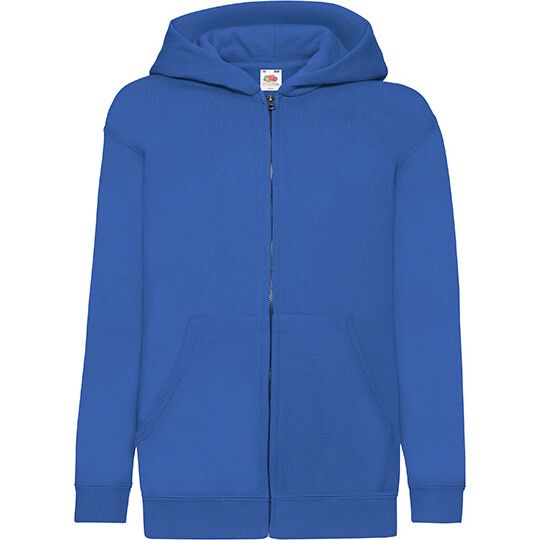 Kids´ Classic Hooded Sweat Jacket - royal blue-46