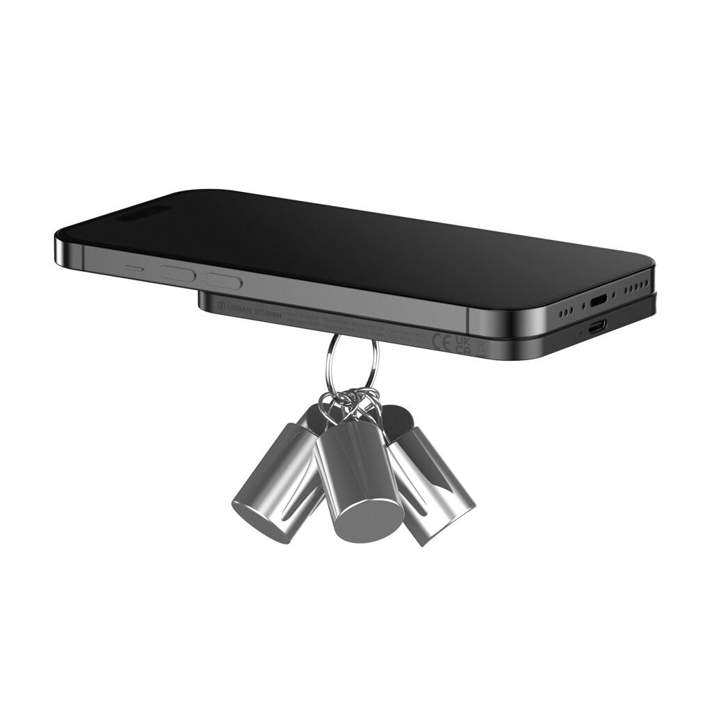 Urban Vitamin Burbank 3000mAh Powerbank aus RCS Plastik/Alu - schwarz-435
