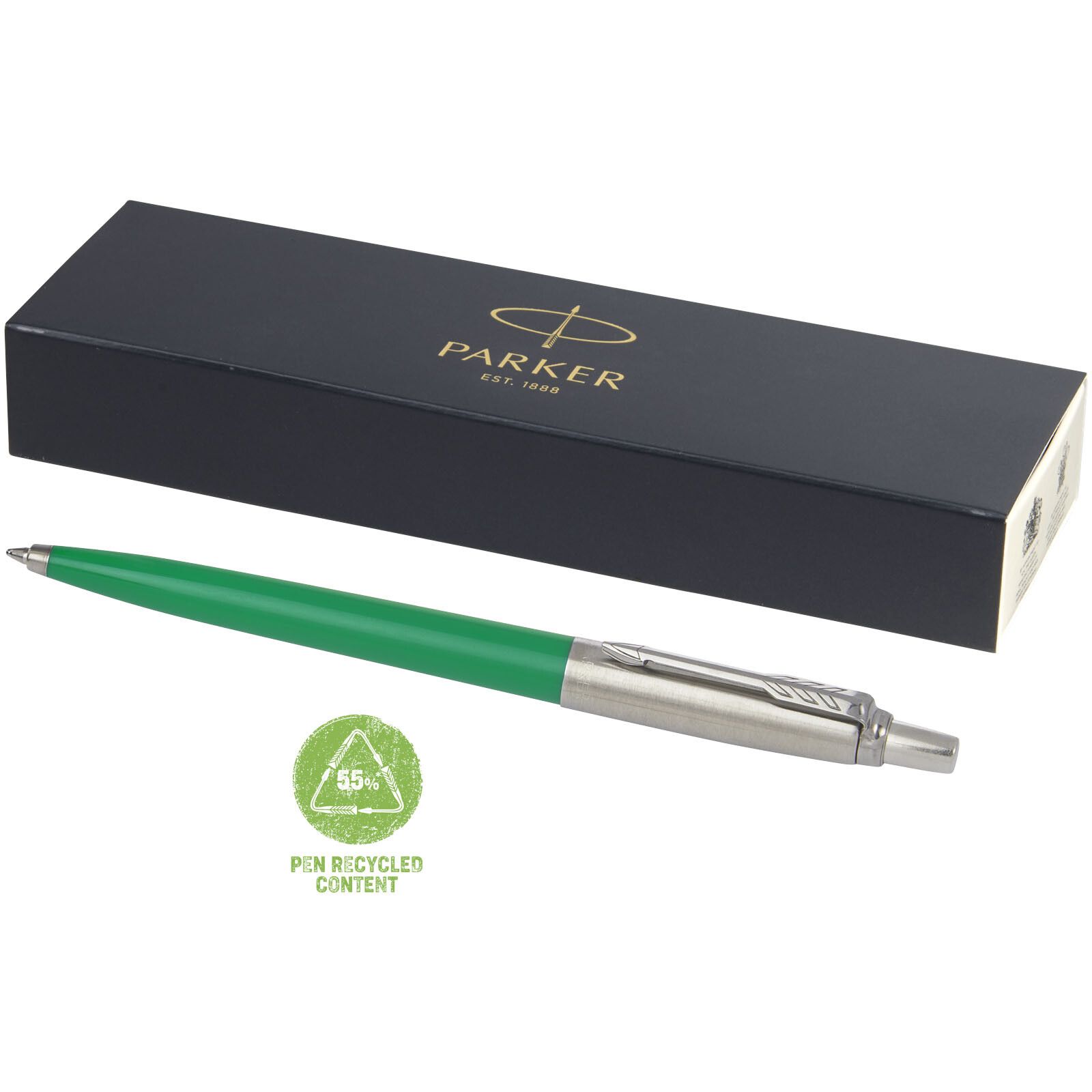 Parker Jotter Recycled Kugelschreiber (schwarze Mine) - grün-724